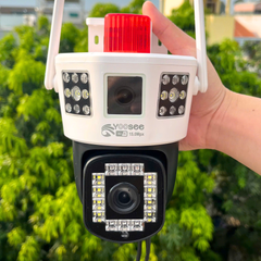 Camera Wifi Yoosee 2 Mắt 3 Màn Hình 3Q006 Xoay 360 Độ Quan Sát Ngoài Trời Và Trong Nhà